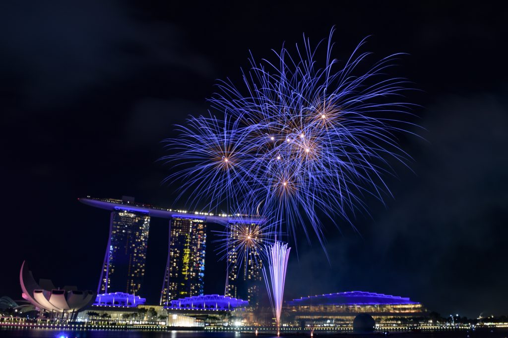 Singapore Marina Bay Countdown Fireworks 9