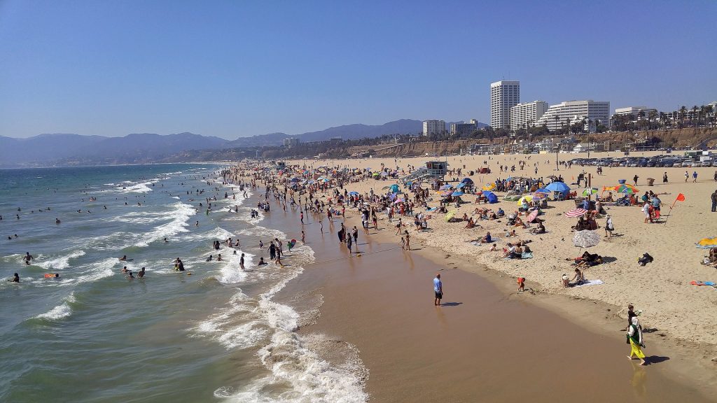 Santa Monica State Beach California